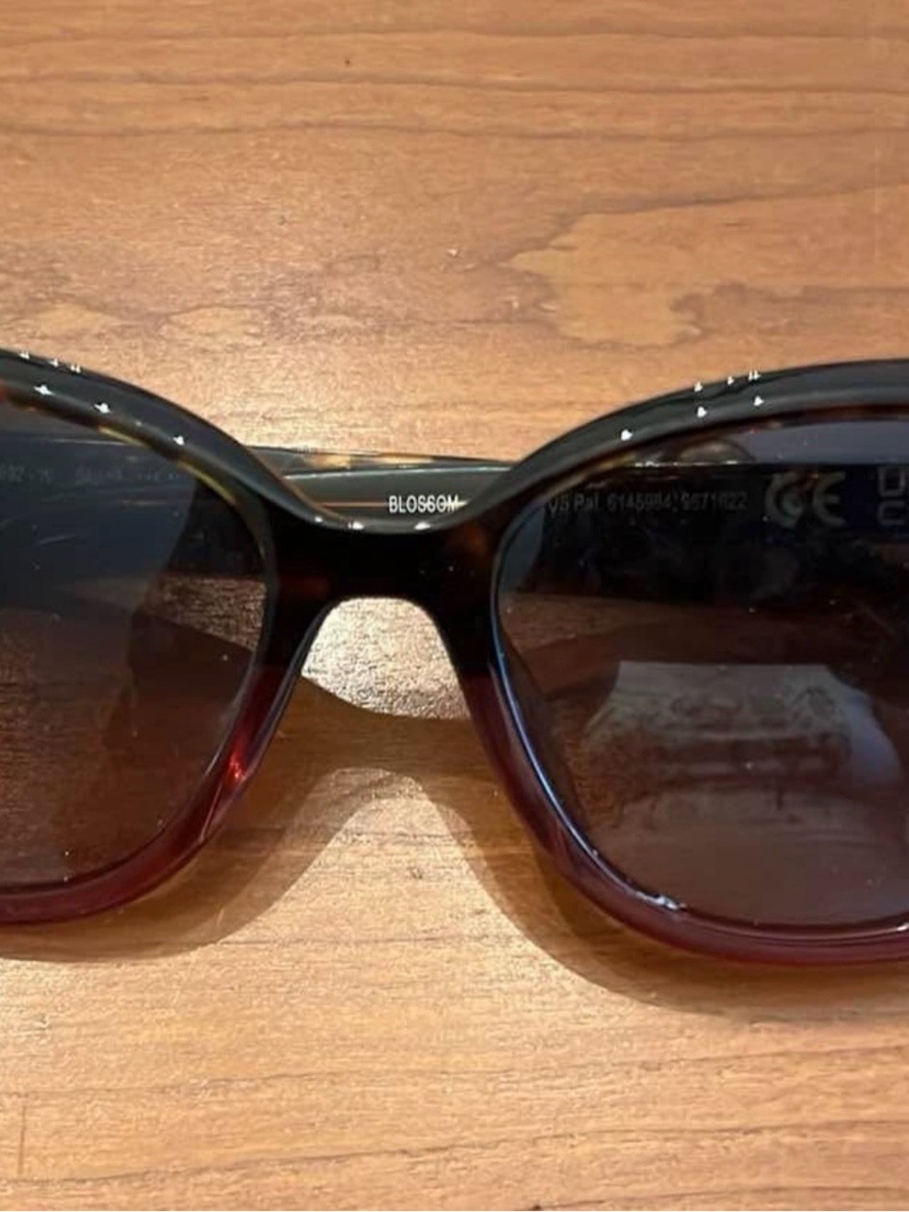 Maui Jim Tortoiseshell Sunglasses with Dark Gradient Lenses